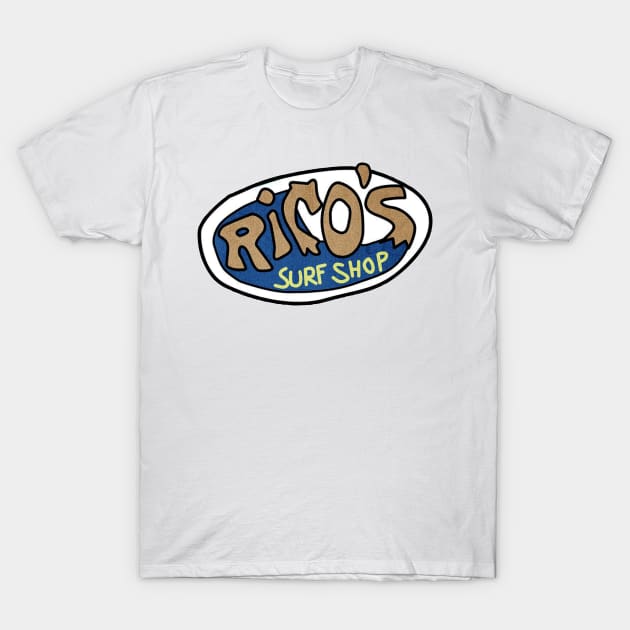 ricos surf shop T-Shirt by hamaka